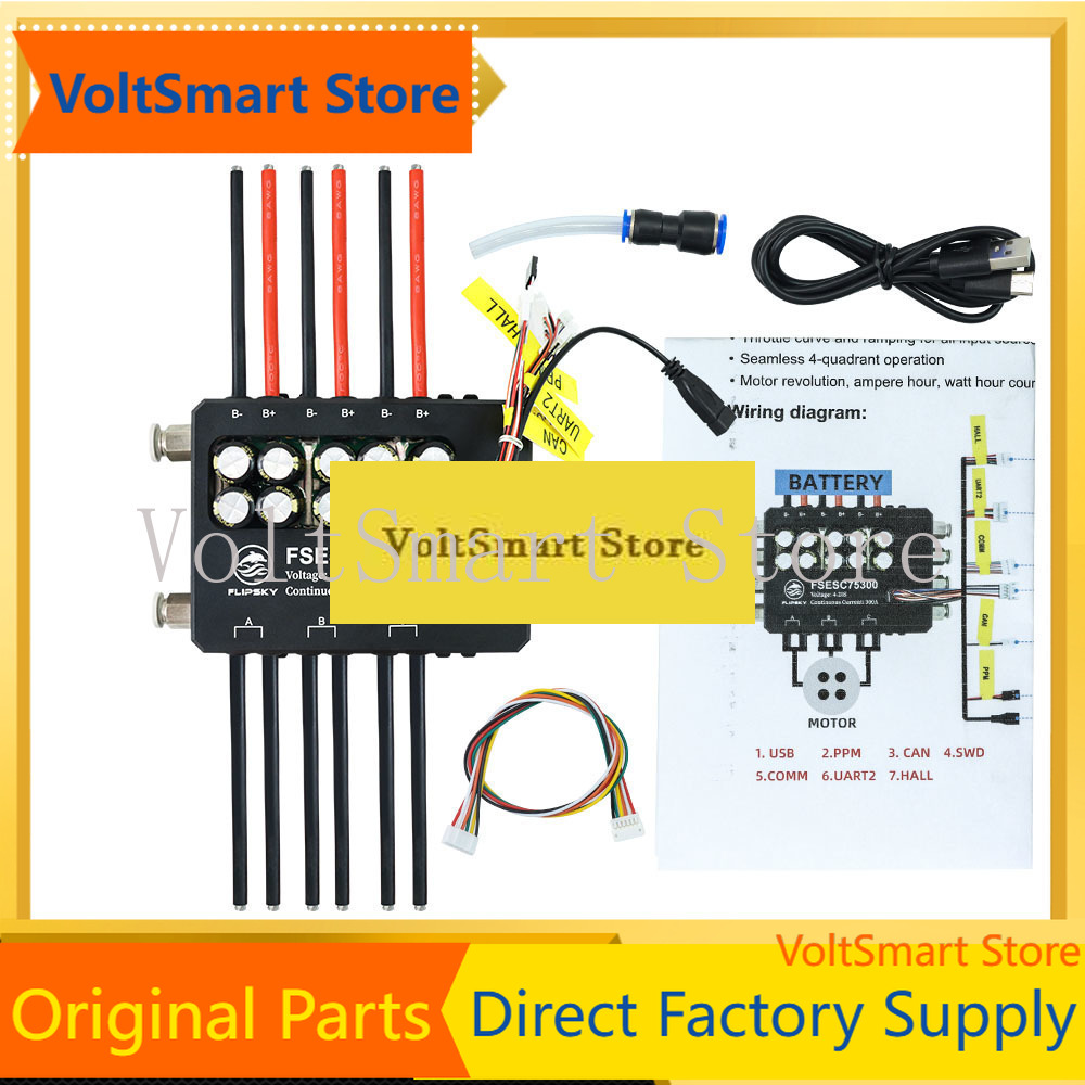 VoltSFlipsky Fsesc 75300 84V H – Vesc 75300 High Current Esc Bewertung und Preis